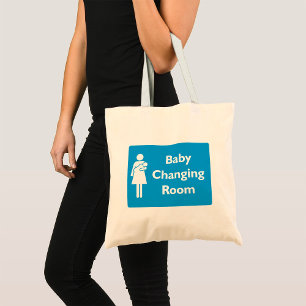 Baby Changing Room Signer Nouveau Sac fourre-tout 