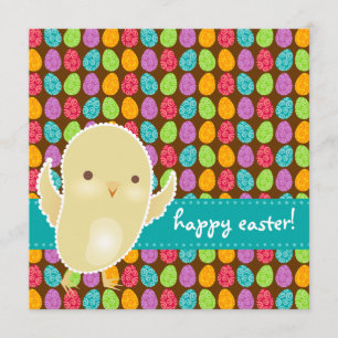 Baby Chick & Bold Eggs Invitation