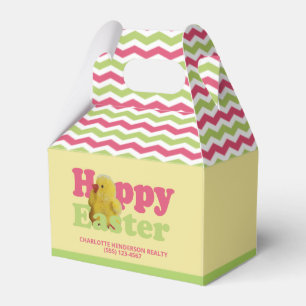 Baby Chick Happy Easter Party Favor Box