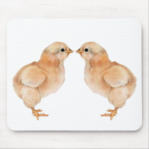 Baby Chick Love Mousepad