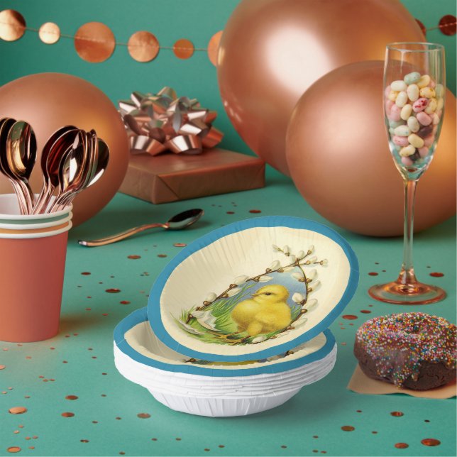 Baby Chick Springtime  Paper Plate (Multi)