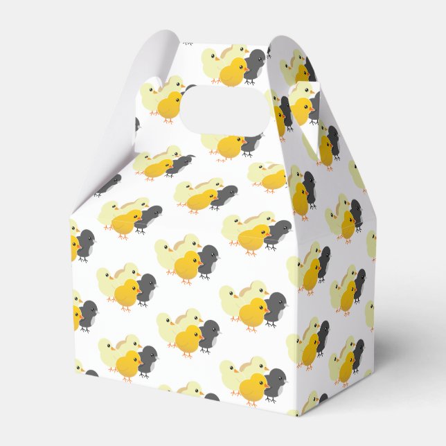 Baby Chicks Favor Box (Front Side)