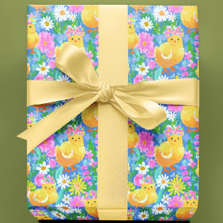 Baby Chicks Pattern | Easter Wrapping Paper