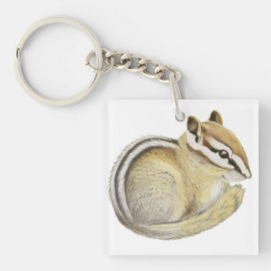 Baby Chipmunk Keychain