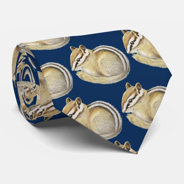 Baby Chipmunk Neck Tie (Rolled)