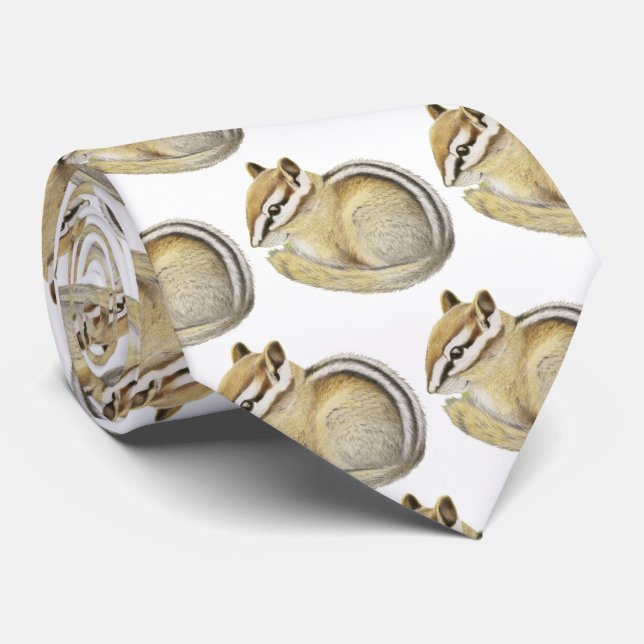 Baby Chipmunk Neck Tie (Rolled)