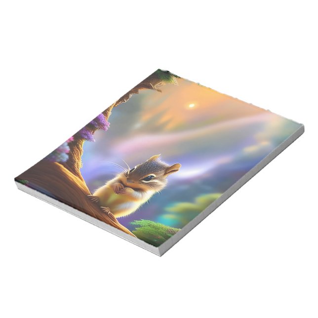 Baby Chipmunk Notepad (Rotated)