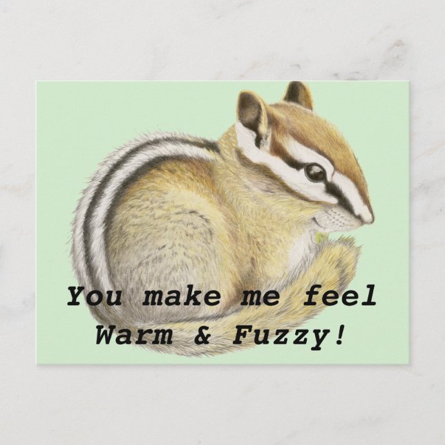 Baby Chipmunk Postcard (Front)