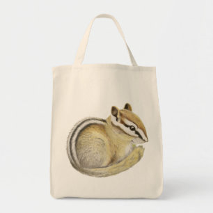 Baby Chipmunk Tote Bag