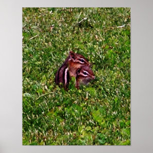 Baby Chipmunks Premier Jour #2 Poster animal