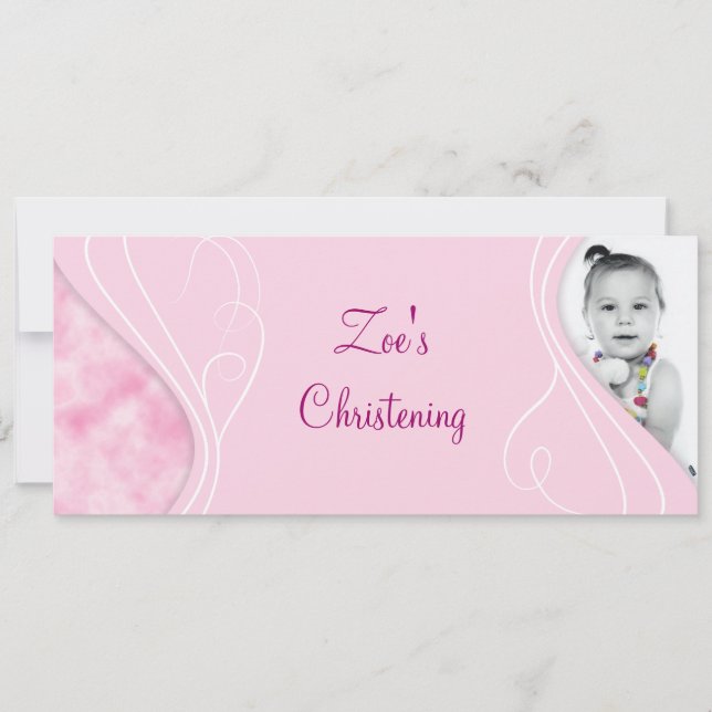 BABY CHRISTENING INVITATION (Front)
