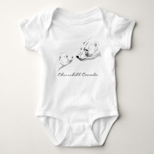 Baby Churchill Souvenir Polar Bear Creeper Shirt