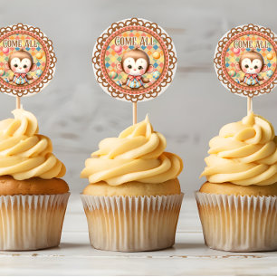 Baby Circus Classic Round Sticker