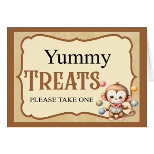 Baby Circus_ Favors Card