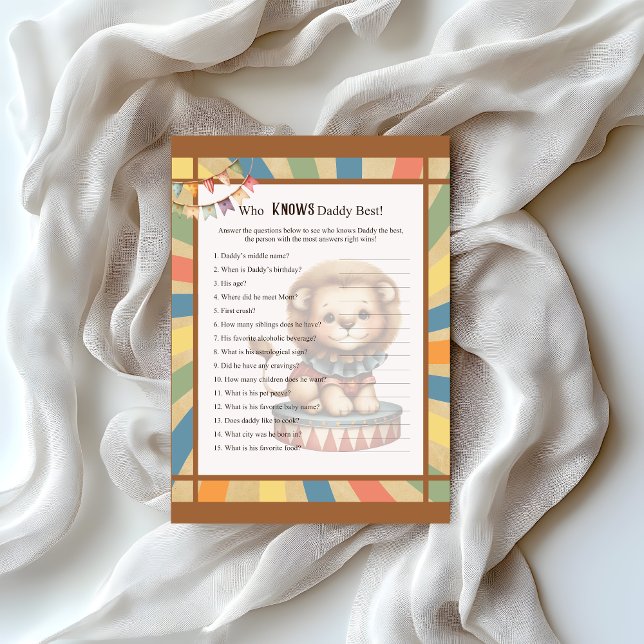 Baby Circus_  Knows Daddy Best Game Letterhead (Creator Uploaded)