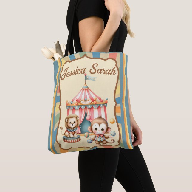 Baby Circus Tote Bag (Close Up)