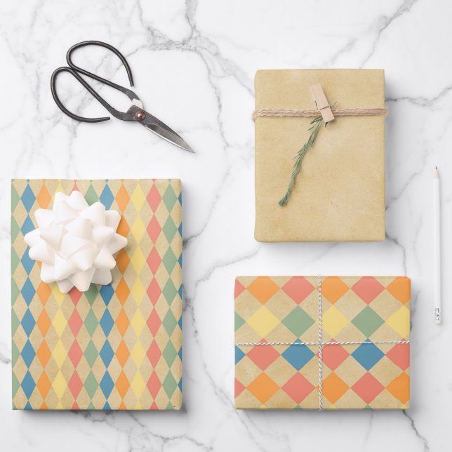 Baby Circus Wrapping Paper Sheet (Front)
