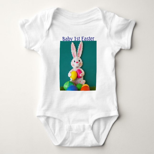 Baby clothes easter bodysuit (Front)