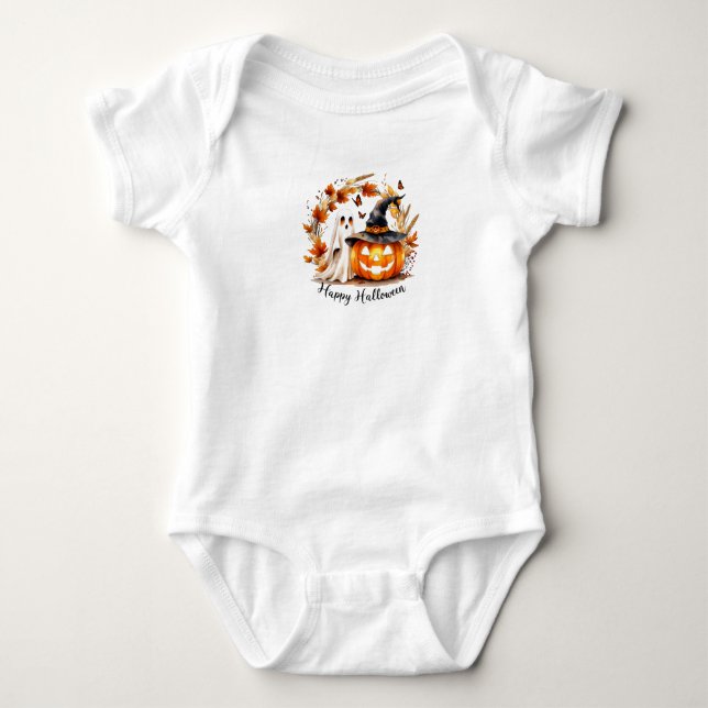 Baby Clothes For Halloween  Bodysuit (Front)