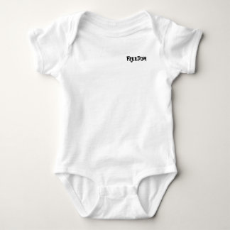 Baby clothes with a freedom logo  bodysuit