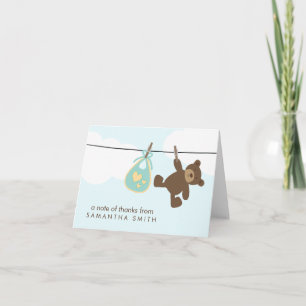 Baby Clothesline Merci Notes {green}