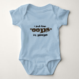 Baby Clothing - I put the oops in poops Bodysuit