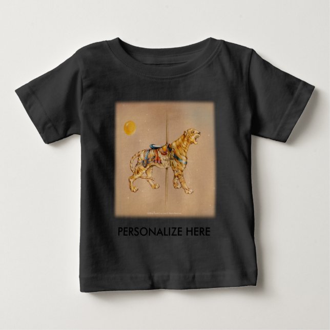 Baby Clothing, Tees - Carousel Tiger (Front)