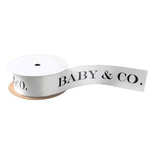 BABY & CO Baby Shower Sprinkle Celebration Party Satin Ribbon