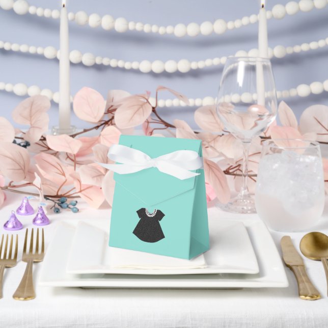 BABY & CO Little Black Dress Shower Sprinkle Party Favor Box (Wedding)