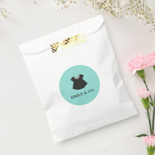 BABY CO Little Black Dress Sprinkle Shower Party Favour Bag