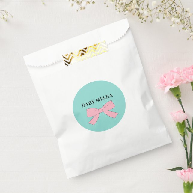 BABY & CO Pink And Blue Baby Reveal Favour Bags (Sealed)