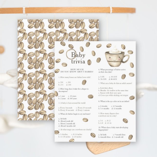 Baby Coffee baby shower - Baby Trivia Game (Creator Uploaded)