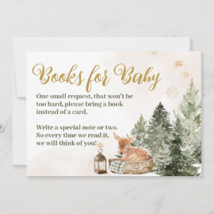 Baby Cold Outside Rustic Deer Winter Baby Shower Invitation