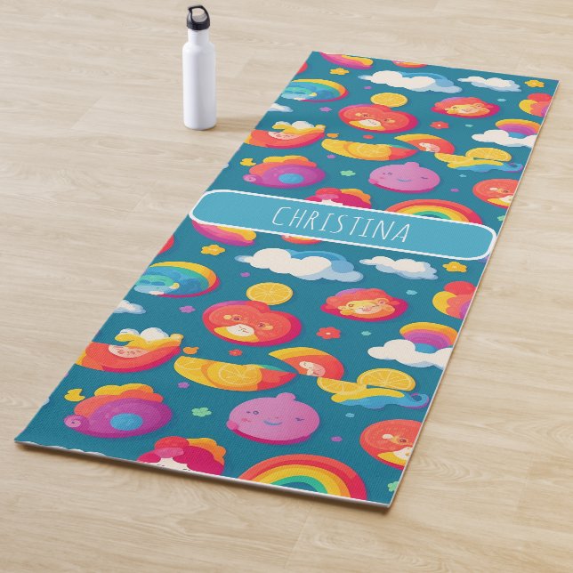 Baby  Colourful Personalized Pattern Yoga Mat (In Situ)