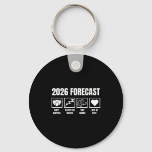 Baby Coming Soon 2026 Pregnancy Announcement Forec Keychain