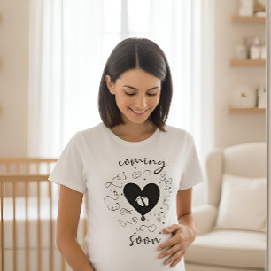 Baby Coming Soon Cute Pregnancy mom to be T-Shirt