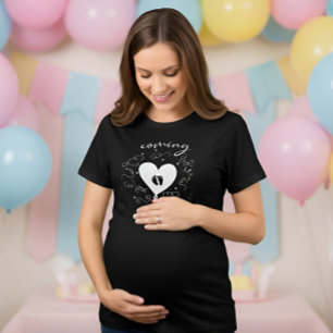 Baby comming soon Mom to be Tri-Blend Shirt