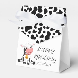 Baby Cow Birthday Favor Box