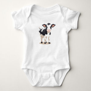 Baby Cow, Calf, Calves, Farm Animal Bodysuit
