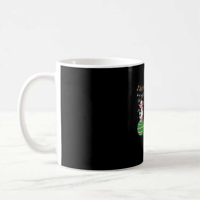 Baby Cow Christmas Coffee Mug (Left)