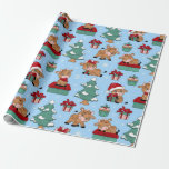 Baby Cow Christmas Pattern Wrapping Paper<br><div class="desc">Make sure every gift you give has a layer of love with this Baby Cow Christmas Pattern wrapping paper. Available in four types of premium paper and different five sizes, our wrapping paper has all of your gift wrapping needs covered - because the presentation matters just as much as the...</div>