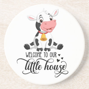 Baby Cow Welcome To Our Home  Coaster