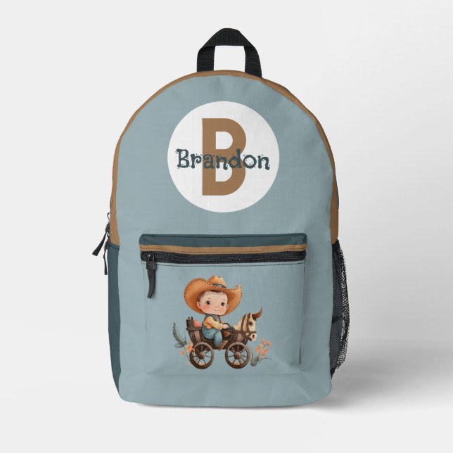 Baby Cowboy Baby Diaper Bag (Front)