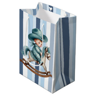 Baby Cowboy Medium Gift Bag