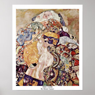 Baby Cradle By Klimt Gustav Poster
