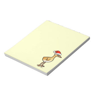 Baby Crane Santa Notepad
