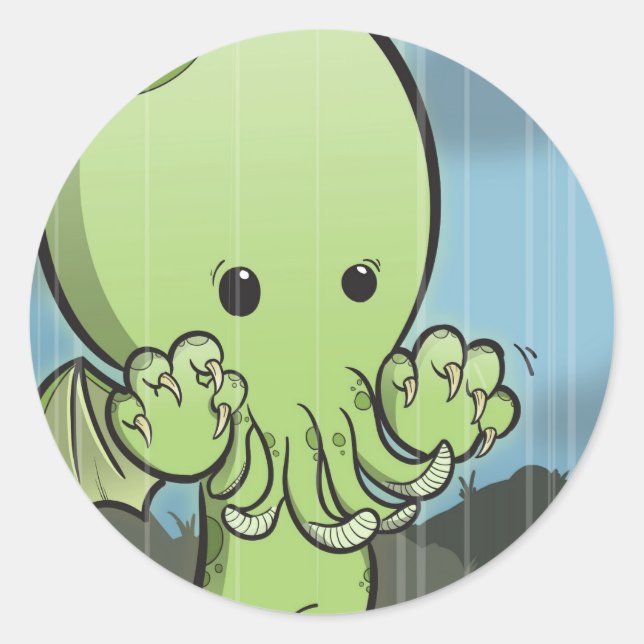 Baby Cthulhu - Stickers (Front)
