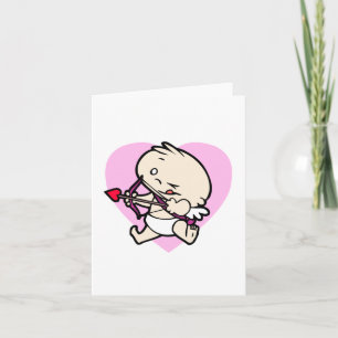 Baby Cupid Aiming For Love Card