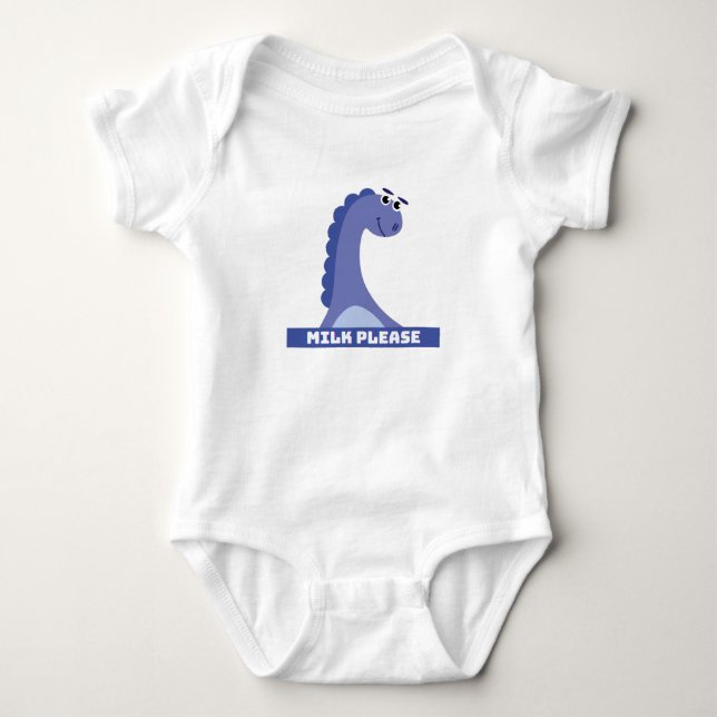 Baby  Cute Dinosaur Bodysuit (Front)