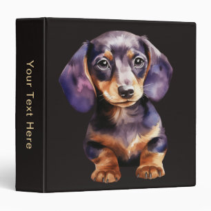 Baby Dachshund Binder